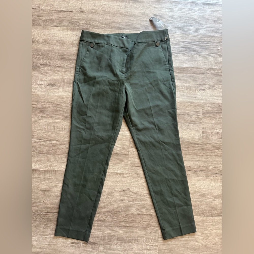 Loft forest green pants